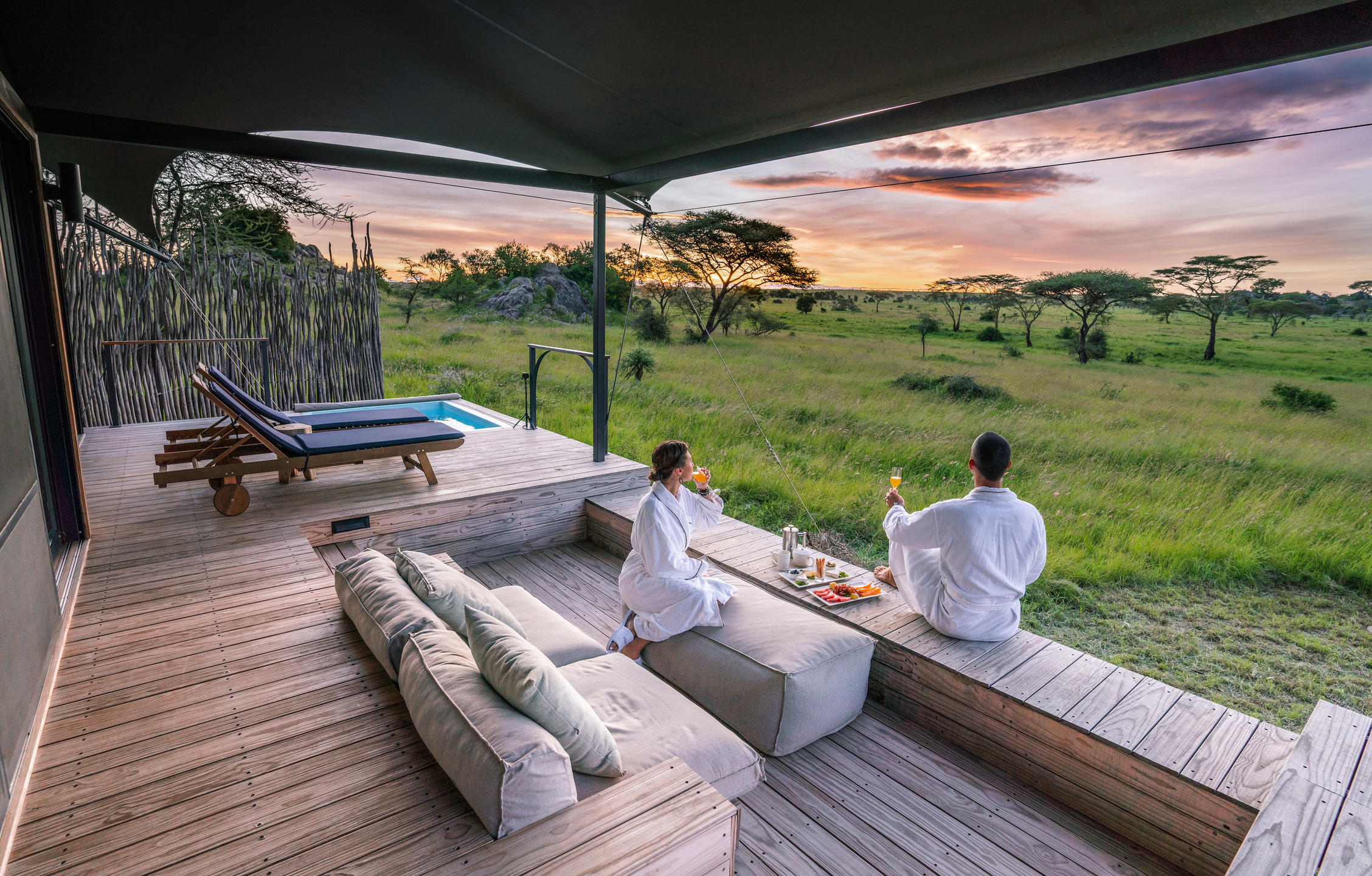 Luxury safari lodge